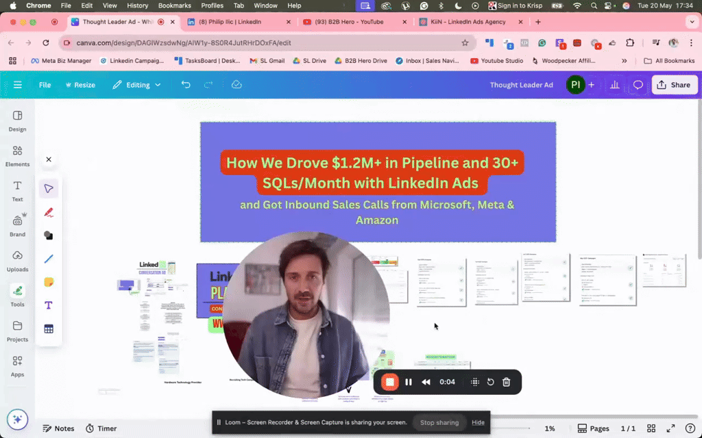 Full Funnel LinkedIn Ads Playbook walkthrough preview